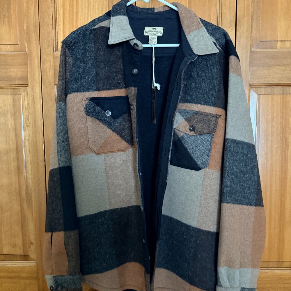 Buffalo Jackson Yukon Wool Shirt Jacket | XL - NWT